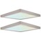 Luxrite 9" Square LED Flush Mount Light 3 CCT Options 3000K-5000K 18W 1200LM Dimmable Brushed Nickel 2-Pack LR23595 LR23691-2PK - alternate 1
